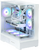 Zalman - P40 Prism WHITE számítógépház - Fehér