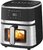 TOO AF-500-S-1400 W ezüst 5 L forrólevegős sütő (air fryer/airfryer) digitális vezérléssel, betekintő ablakkal