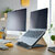 Leitz COSY Ergo laptop állvány, bársony szürke 13-17 laptophoz
