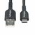 Startech - 30 cm-es USB-A - USB-C töltőkábel - USB2AC30CMBK