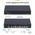 Startech - 8 portos DisplayPort KVM kapcsoló 1U rackbe szerelhető készlettel, 4K 60Hz DP 1.2 -