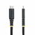 Startech - 3 m-es USB-C töltőkábel, 240 W (5 A) PD EPR, laptop töltőkábel, nejlon fonott - S2CEPR3M-USB-CABLE
