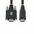 Startech - 2 m-es USB-C töltőkábel, oldalsó csavaros zár, 240 W (5 A) PD EPR, kétrétegű szilikon/fonott köpeny - S2CEPR2M-USBSL-CABLE