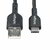 Startech - 1 m-es USB-A - USB-C töltőkábel, USB-A - Type-C gyorstöltő kábel, 3A, USB 2.0 adatátvitel, fekete - USB2AC1MNC