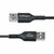 Startech - 1 m-es USB-A - USB-C töltőkábel, USB-A - Type-C gyorstöltő kábel, 3A, USB 2.0 adatátvitel, fekete - USB2AC1MNC