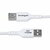 Startech - 2 m-es USB-A - USB-C töltőkábel, töltés és szinkronizálás, 3A, USB 2.0, TPE köpeny, fehér - USB2AC2MNCWHE