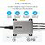 Startech - 4 portos USB-C többeszközös töltő, összesen 240 W, egyportos 140 W EPR, PD 3.1 - 424DEU-USB-C-CHARGER