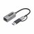 Startech - USB-C Ethernet adapter USB-A adapterrel, 10/100/1000 Mbps, 15 cm-es kábel - C21GA-USB-ETHERNET