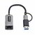 Startech - USB-C Ethernet adapter USB-A adapterrel, 10/100/1000 Mbps, 15 cm-es kábel - C21GA-USB-ETHERNET