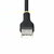 Startech - 1 m-es strapabíró USB többfunkciós töltőkábel 3 az 1-ben, USB - USB-C Micro Lightning, Apple Mfi tanúsítvánnyal - RLTCUB1MBK