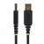 Startech - 30 cm-es USB-soros adapter, COM rögzítés, FTDI, USB-A - DB9 kábel, USB - RS232 - 1P1FFC-USB-SERIAL