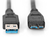 Assmann-DIGITUS USB 3.0 csatlakozókábel, A/M - micro B/M 1m - AK-300116-010-S
