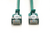 Assmann-DIGITUS CAT 6A F-FTP Slim patch kábel, 0,5 m, zöld, LSZH - DK-1632-A-005S-G