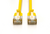 Assmann-DIGITUS CAT 6A F-FTP Slim patch kábel, 0,3 m, sárga, LSZH - DK-1632-A-003S-Y