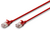 Assmann-DIGITUS CAT 6A F-FTP Slim patch kábel, 0,3 m, piros, LSZH - DK-1632-A-003S-R