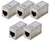 Assmann-DIGITUS CAT 6, moduláris csatlakozók, árnyékolt - 5 darab - AT-AG-8-8-C6S-5