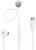 JBL - T 305 C WHT vezetékes USB C mikrofonos fehér fülhallgató - JBLT305CWHT