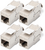 Assmann-DIGITUS CAT 6A Keystone modul, árnyékolt, szerszámmentes szerelési csatlakozás - 4 db - DN-93615-4