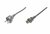 Assmann-Digitus CEE 7/7 (Typ-F) - C5 0,75m tápkábel - AK-440115-008-S