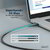 Assmann-DIGITUS USB szilikon kábel, USB 10Gbps, 1m, fekete - AK-300342-010-S