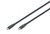 Assmann-DIGITUS USB szilikon kábel, USB 40Gbps, 1m, fekete - AK-300344-010-S