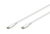 Assmann-DIGITUS USB-C szilikon csatlakozókábel, 0,5 m, fehér - AK-300341-005-W
