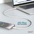 Assmann-DIGITUS USB-C szilikon csatlakozókábel, 1m, fehér - AK-300340-010-W
