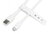Assmann-DIGITUS USB-C szilikon csatlakozókábel, 1m, fehér - AK-300340-010-W