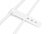 Assmann-DIGITUS USB-C szilikon csatlakozókábel, 1m, fehér - AK-300340-010-W