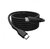 Assmann-DIGITUS USB-C szilikon csatlakozókábel, 1m, fekete - AK-300341-010-S