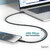 Assmann-DIGITUS USB-C szilikon csatlakozókábel, 0,5 m, fekete - AK-300340-005-S