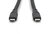 Assmann-DIGITUS USB szilikon kábel, USB 5Gbps, 2m, fekete - AK-300342-020-S