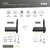 Assmann-DIGITUS vezeték nélküli HDMI hosszabbító / elosztó készlet (100 m, 1x4) - DS-55346