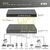 Assmann-DIGITUS 8 portos gigabites Ethernet PoE injektor, 802.3bt, 250 W - DN-95118