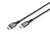 Assmann-DIGITUS 16K DisplayPort csatlakozókábel, 2.1-es verzió, 1 m, 80G, fekete - DB-340111-010-S