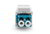 Assmann-DIGITUS optikai LC/LC duplex csatoló, egymódusú, Keystone modul - DN-96007-1-K