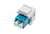 Assmann-DIGITUS optikai LC/LC duplex csatoló, egymódusú, Keystone modul - DN-96007-1-K