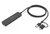 Assmann-DIGITUS USB 3.0 Hub 4 portos, Slim Line - DA-70236