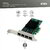 Assmann-DIGITUS 4 portos gigabites Ethernet hálózati kártya, RJ45, PCI Express, Intel I350 - DN-10114