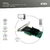 Assmann-DIGITUS 4 portos gigabites Ethernet hálózati kártya, RJ45, PCI Express, Intel I350 - DN-10114