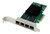 Assmann-DIGITUS 4 portos gigabites Ethernet hálózati kártya, RJ45, PCI Express, Intel I350 - DN-10114