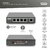 Assmann-DIGITUS 4 portos Gigabit 4PPoE bővítő, 802.3at, 60 W - DN-95128-1