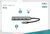 Assmann-DIGITUS USB-C 4 portos elosztó - DA-70246