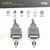 Assmann-DIGITUS 4K - HDMI AOC hibrid optikai kábel 10 m-es levehető csatlakozódugóval - AK-330127-100-S