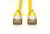 Assmann-DIGITUS CAT 6A F-FTP Slim patch kábel, 1m, sárga - DK-1632-A-010S-Y