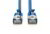 Assmann-DIGITUS CAT 6A F-FTP Slim patch kábel, 0,5 m, kék - DK-1632-A-005S-B