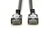 Assmann-DIGITUS CAT 6A F-FTP Slim patch kábel, 0,3 m, fekete - DK-1632-A-003S-BL