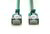 Assmann-DIGITUS CAT 6A F-FTP Slim patch kábel, 3m, zöld - DK-1632-A-030S-G