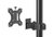 Assmann-DIGITUS kettős függőleges monitortartó, 2x 32", 2x 8 kg - DA-90438