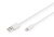 Assmann-DIGITUS Lightning - USB-A adat-/töltőkábel, MFI tanúsítvánnyal - DB-600106-020-W